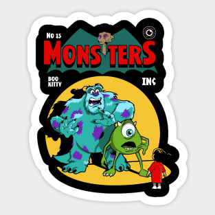 Mons-ters Inc Comic Sticker